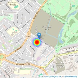 Taylor Wimpey listings heatmap