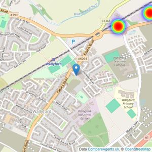 Taylor Wimpey listings heatmap