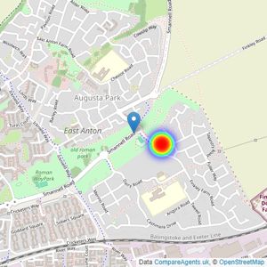 Taylor Wimpey listings heatmap