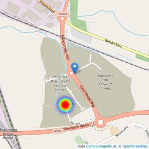 Taylor Wimpey listings heatmap