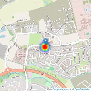 Taylor Wimpey listings heatmap