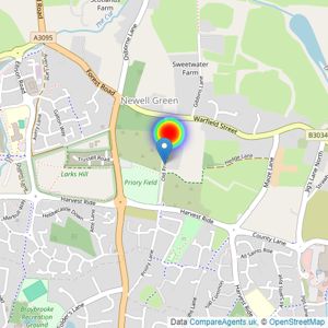 Taylor Wimpey listings heatmap