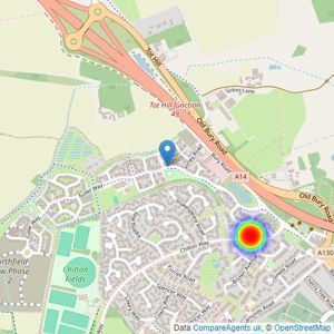 Taylor Wimpey listings heatmap