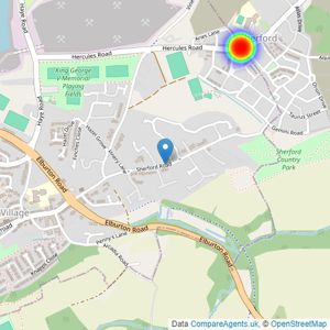 Taylor Wimpey listings heatmap