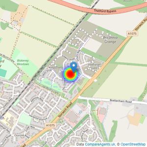 Taylor Wimpey listings heatmap