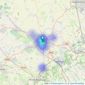 Taylors Estate Agents - Aylesbury listings heatmap