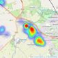 Taylors Estate Agents - Stony Stratford listings heatmap