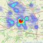 Taylors Estate Agents - Swindon listings heatmap