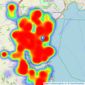 Taylors (Torbay) Ltd - Devon listings heatmap