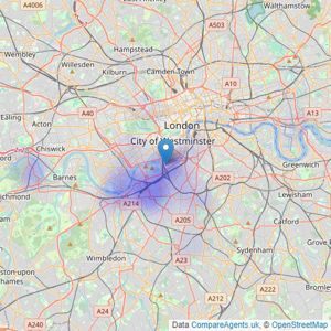 Teddy Property - London listings heatmap