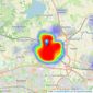 Temme English - Wickford listings heatmap