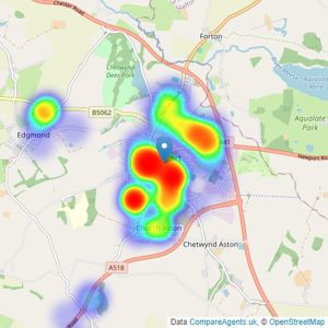 Tempertons - Newport listings heatmap