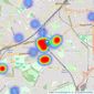 Tennison Property - Wimbledon listings heatmap