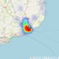 Tersons - Dover listings heatmap