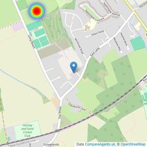 Thakeham listings heatmap