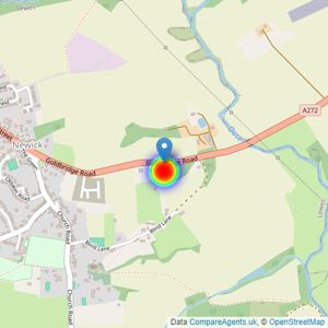 Thakeham listings heatmap