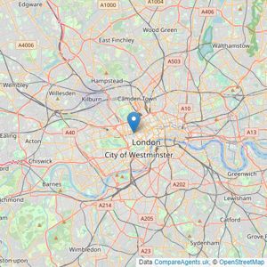 The Auction Company - London listings heatmap