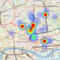 The Bespoke Agent - London listings heatmap