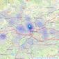 The Estate Agency Company - Glasgow listings heatmap