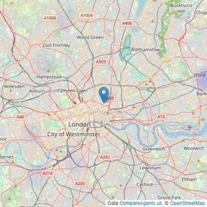 The Estates Agent - London listings heatmap