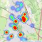 The Frost Partnership - Gerrards Cross listings heatmap