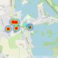 The Frost Partnership - Wraysbury listings heatmap