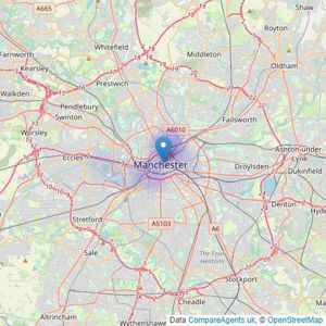 The Goat Residential Ltd - Covering Manchester listings heatmap