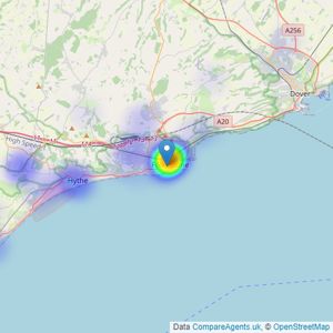 The Good Estate Agent - National listings heatmap