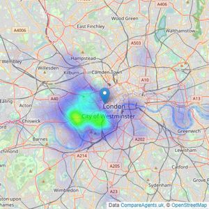 The London Broker - Mayfair listings heatmap