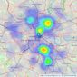 The Modern House - London listings heatmap