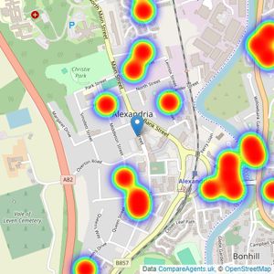 The Murray Agency - Alexandria listings heatmap