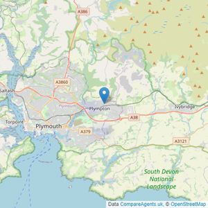 The Professional Estate Agents - Plymouth listings heatmap