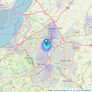 THE PROPERTY OUTLET - Bristol listings heatmap