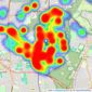 The Stow Brothers - Highams Park & Chingford listings heatmap