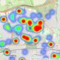 The Weatherill Property Group - Hove listings heatmap