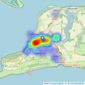 The Wright Estate Agency - Freshwater listings heatmap