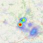 Think Property - Norwich listings heatmap