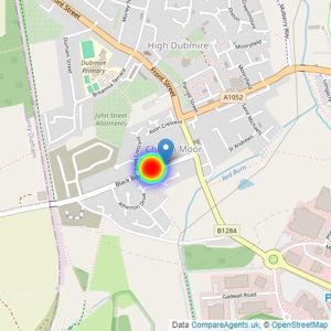 Thirteen Homes listings heatmap