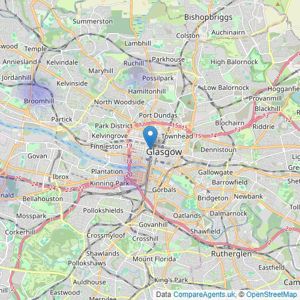 Thistle Property - Glasgow listings heatmap