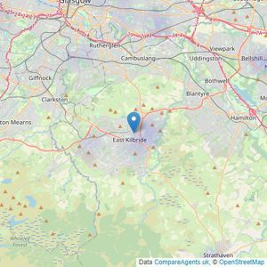 Thomas Bradley & Co - Glasgow listings heatmap