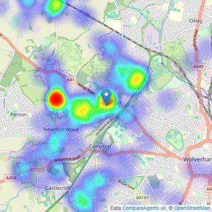 Thomas Harvey - Tettenhall listings heatmap