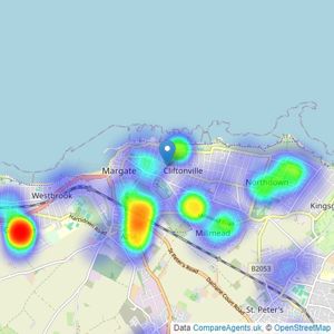 Thomas Jackson - Margate listings heatmap