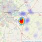 Thomas James Estate Agents - Cotgrave listings heatmap