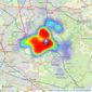 Thomas Lardner - Romiley, Stockport listings heatmap