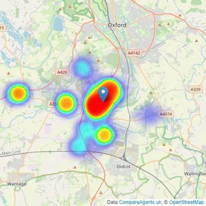 Thomas Merrifield - Abingdon listings heatmap