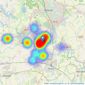 Thomas Merrifield - Abingdon listings heatmap