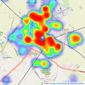 Thomas Merrifield - Bicester listings heatmap