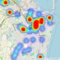 Thompson Young - Penarth listings heatmap