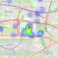 Thompsons - Harlington, Hayes listings heatmap