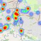 Thornley Groves - Hale listings heatmap